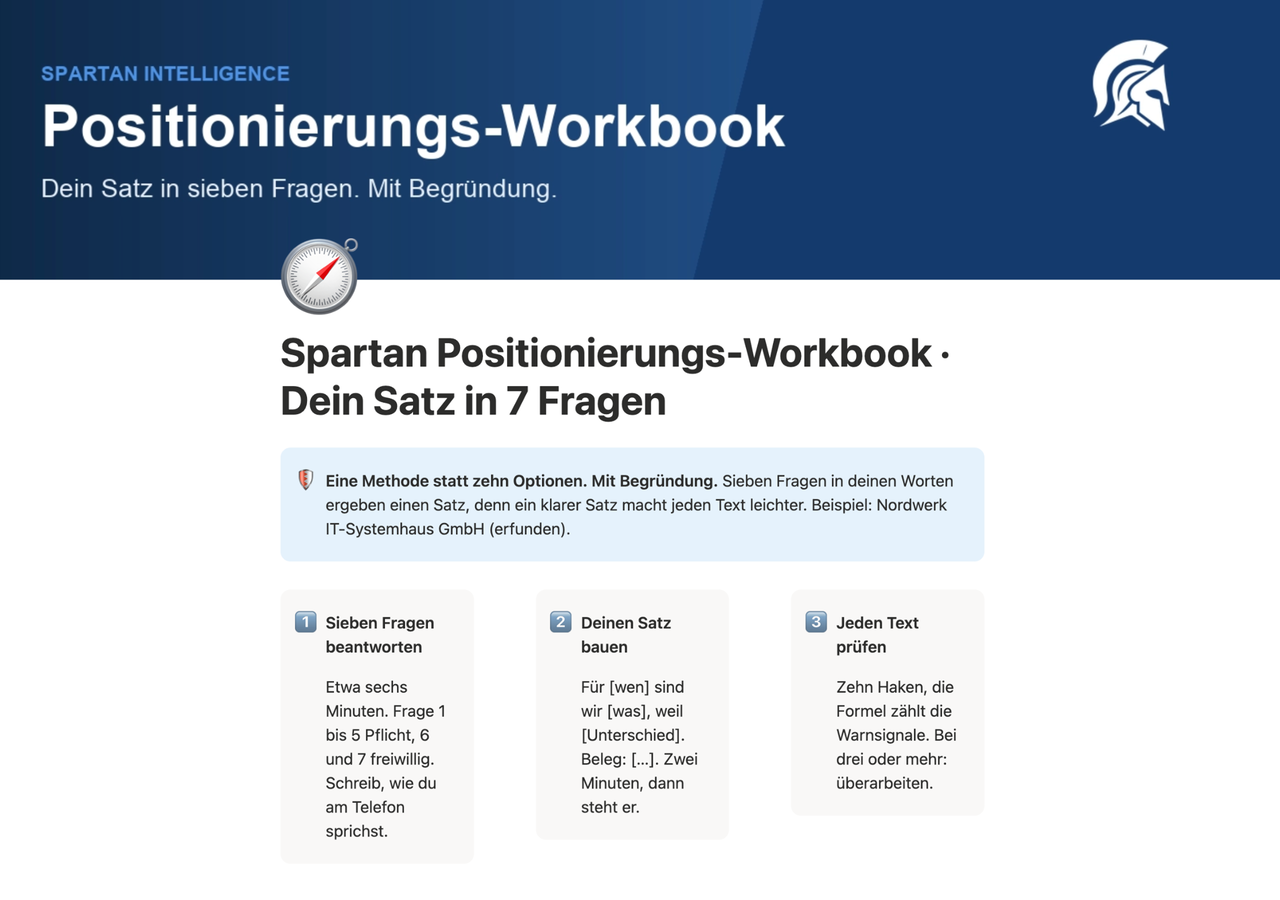 Vorschau Marketing-Startpaket für Inhaber